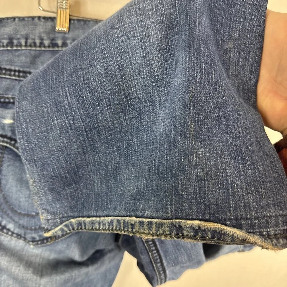 True‎ Religion Billy Giant Big T Jeans Men’s 36x30 Made in USA Distressed Hemmed